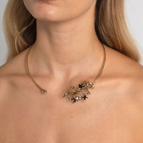 1. Collana Stem oro KALLIOPE Handmade Jewelry gk1879