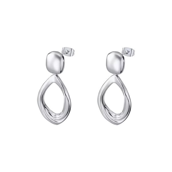 2. Orecchini LS2564 grigio acciaio LOTUS Style ls2564-4