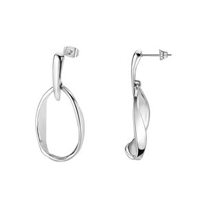 2. Earrings LS2565 steel gray