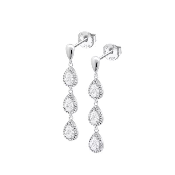 Earrings LP3794 colorless LOTUS Silver