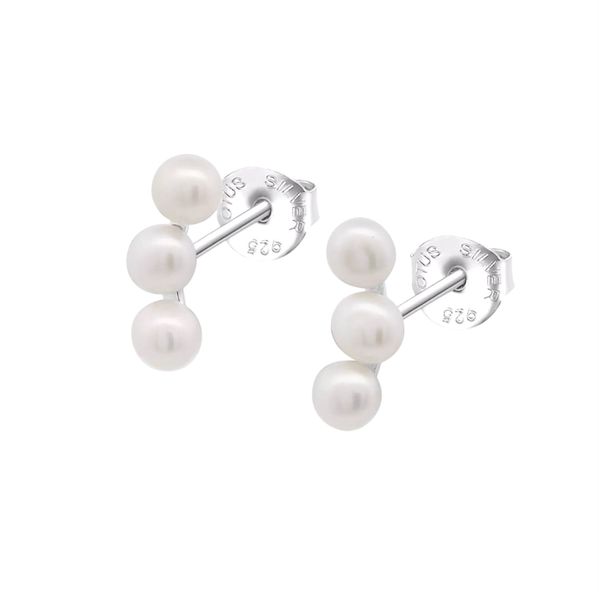 Earrings LP3905-4 silver gray LOTUS Silver