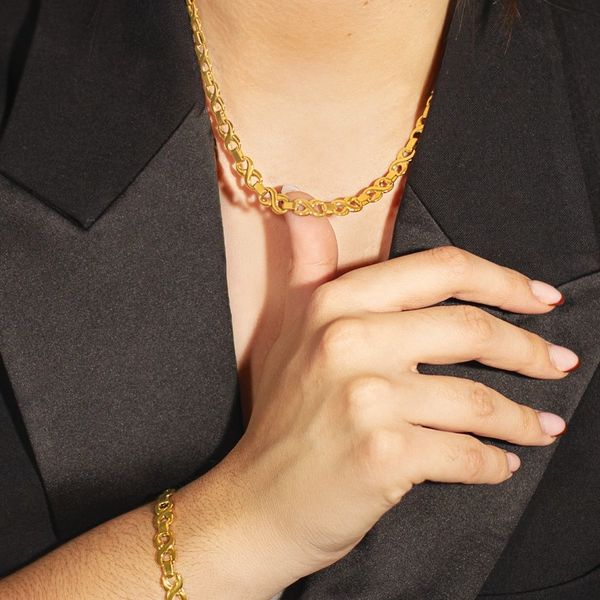 2. Necklace LS2578 gold LOTUS Style ls2578-1