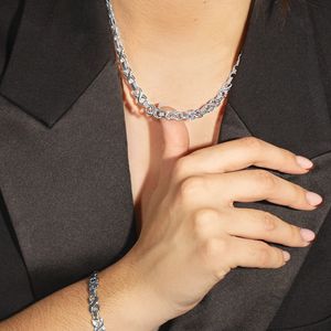 2. Necklace LS2578 steel gray