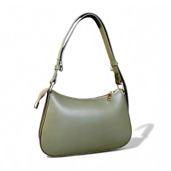 1. Borsa piccola a spalla verde BRASS Workshop bp100