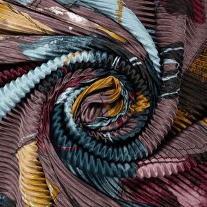 3. Foulard quadrato grande Evolution marrone