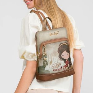 6. Zaino quadrato Anekke Muse marrone