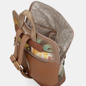 3. Zaino quadrato Anekke Muse marrone