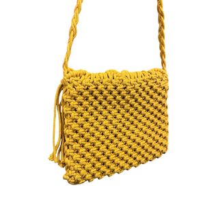 3. Borsetta tracolla cotone Senape