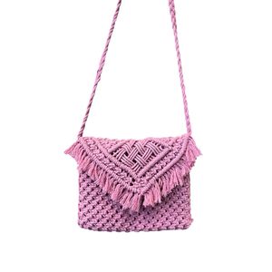 3. Cotton shoulder bag Fucsia