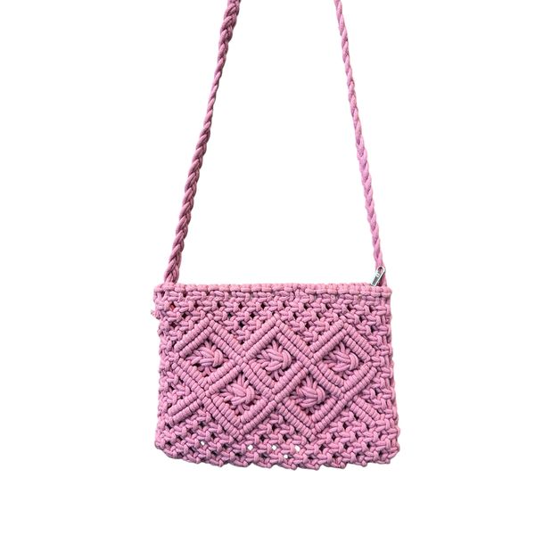 1. Borsetta tracolla cotone Fucsia BRASS Workshop btc006