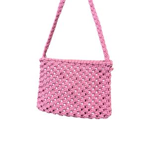2. Borsetta tracolla cotone Fucsia