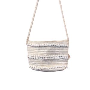 2. Cotton shoulder bag Cream