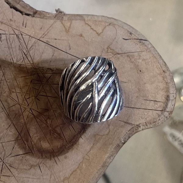 3. Anello “Dirama” Grigio argento BRASS Workshop f26a04