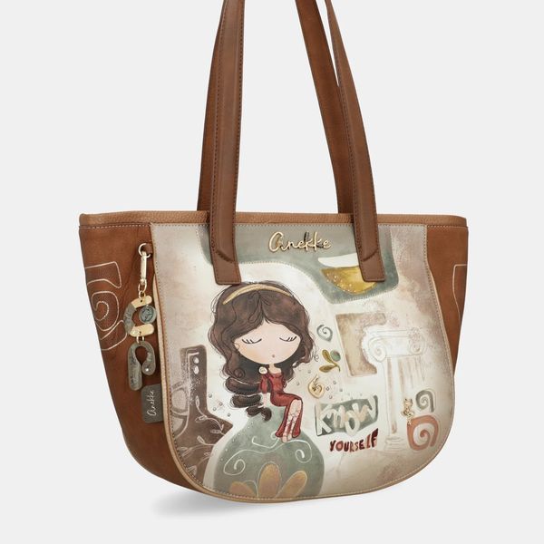1. Anekke Muse Shoulder Bag brown Anekke 42702-129