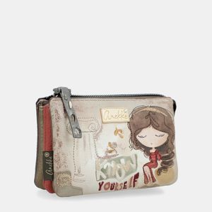 1. Anekke Muse three-compartment coin purse brown