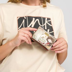 4. Anekke Muse three-compartment coin purse brown