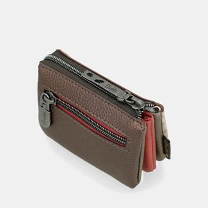 3. Anekke Muse three-compartment coin purse brown