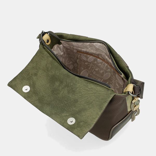 3. Borsa tracolla con patta Amphora marrone Anekke 42713-570