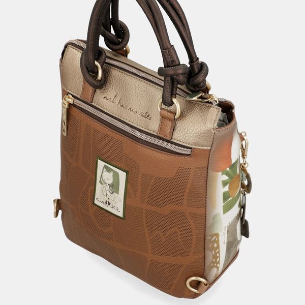 3. Zaino manici corti Amphora marrone Anekke 42715-288