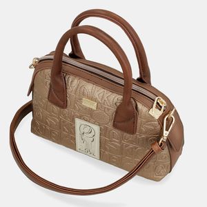 3. Borsa con manico corto Amphora marrone