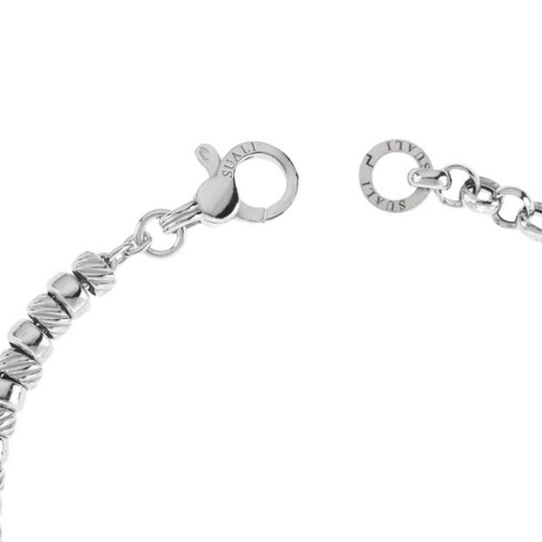 1. Combined elements bracelet Silver gray Suali Gioielli bm3165