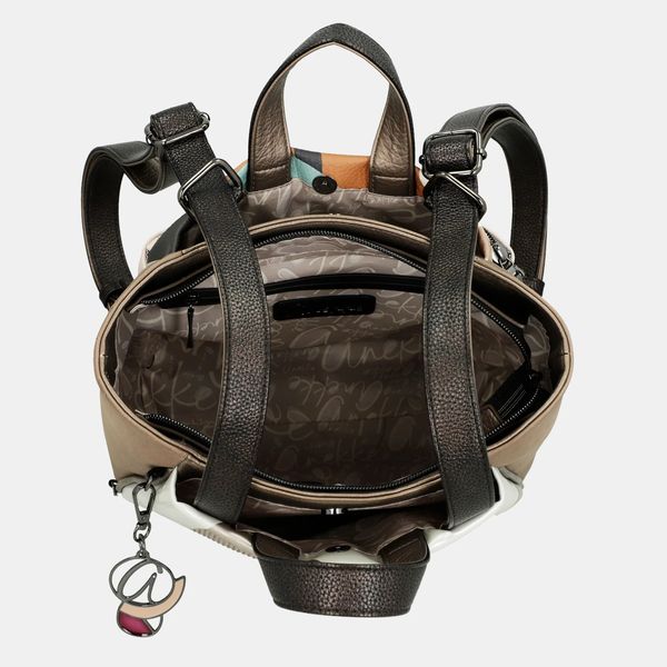 3. Zaino doppio manico Eikon beige Anekke 42755-256