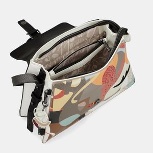2. Eikon shoulder bag with flap Black