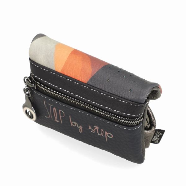 5. Porta monete con patta Eikon marrone scuro Anekke 42759-016