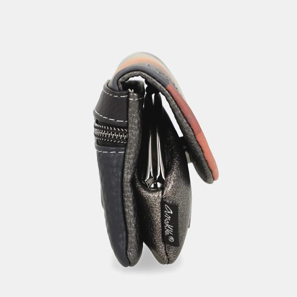 2. Porta monete con patta Eikon marrone scuro Anekke 42759-016