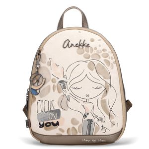 4. Olympia Small Backpack beige