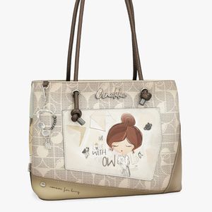 4. Borsa a spalla Sophia beige