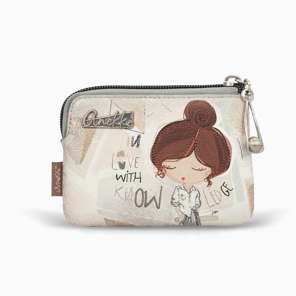 Sophia 3-compartment coin purse beige Anekke