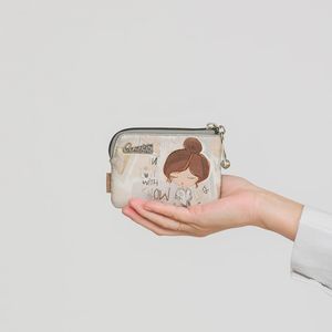2. Portamonete 3 scomparti Sophia beige