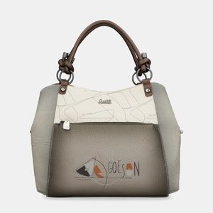 4. Borsa con manico corto Sophia beige