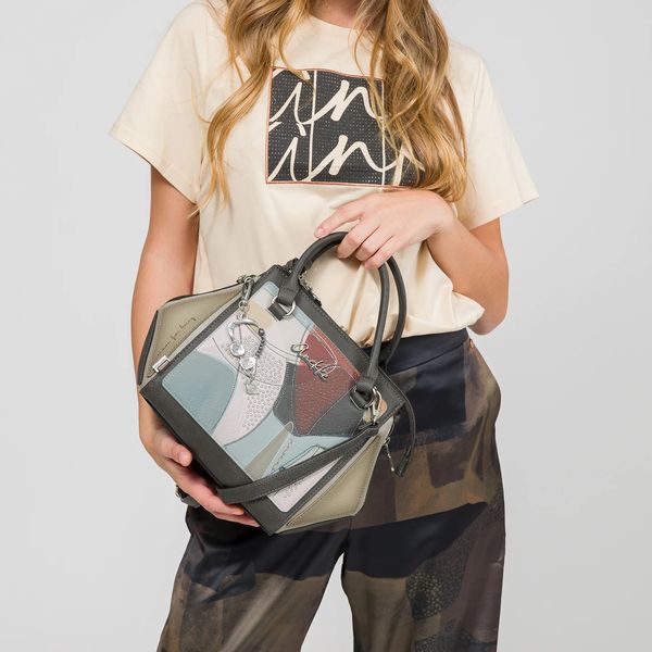 1. Borsa a mano Auralis marrone Anekke 42811-116