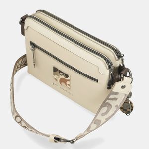 3. Borsa a tracolla Gaia beige
