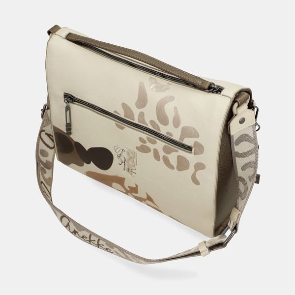 4. Borsa grande tracolla Gaia beige Anekke 42873-565