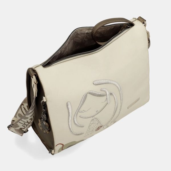 3. Borsa grande tracolla Gaia beige Anekke 42873-565