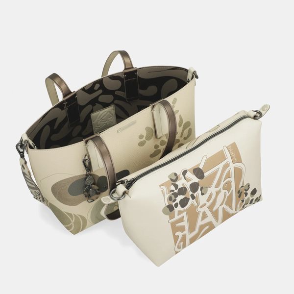 1. Gaia shoulder bag beige Anekke 42872-405