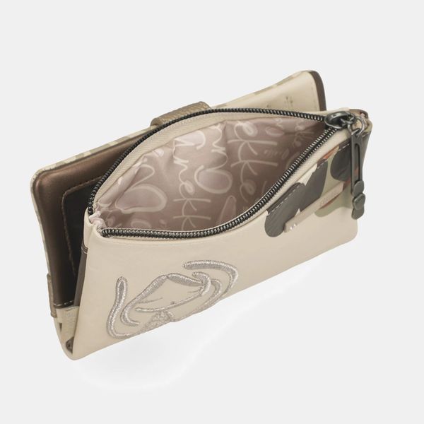 4. Gaia soft wallet beige Anekke bracciale filo con sicilia smaltata