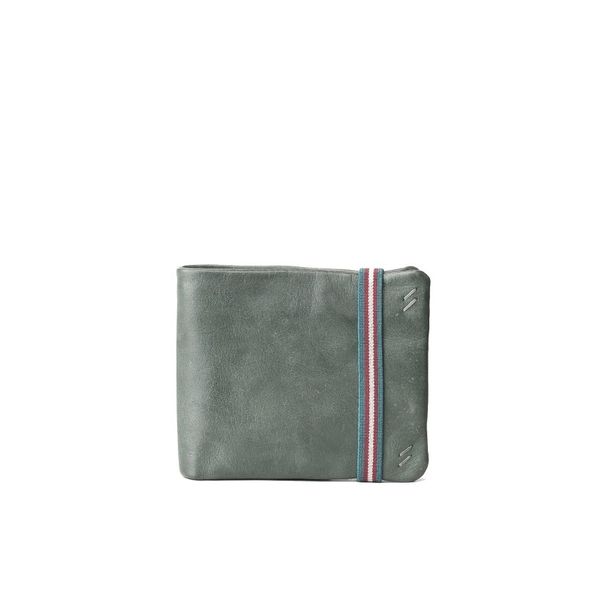Portafogli con elastico Maddox verde BIBA