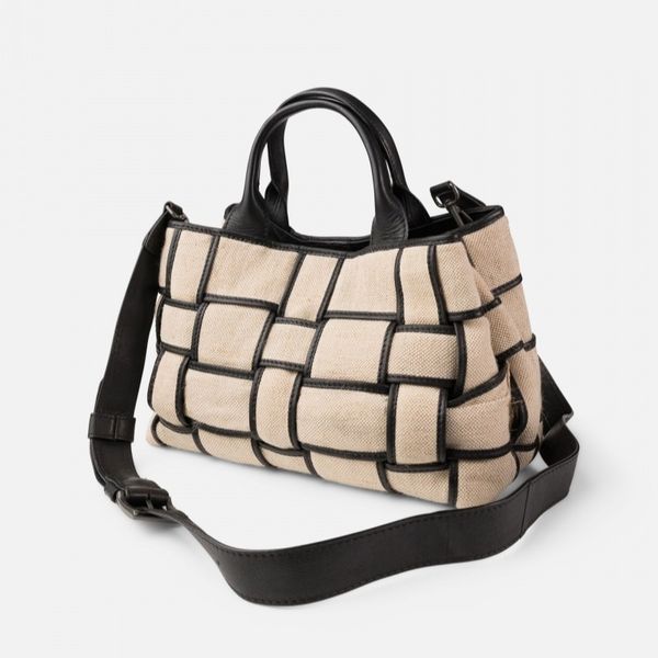 2. Wann double handle bag black BIBA wan4l