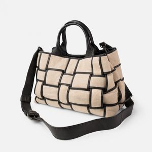 2. Wann double handle bag black