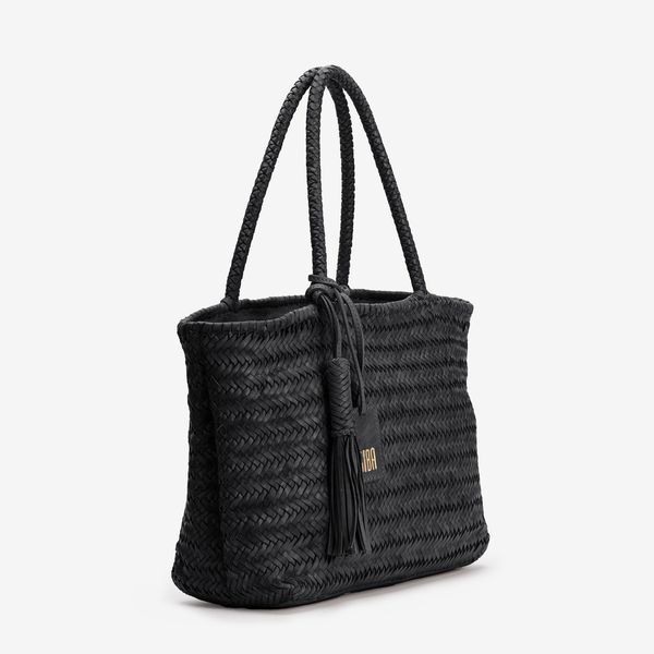 2. Borsa shopping Perkins nero BIBA per1l