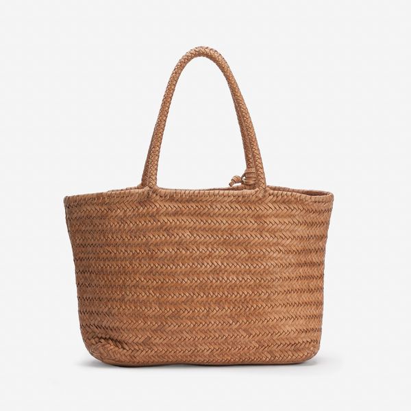 3. Borsa shopping Perkins cammello BIBA per1l