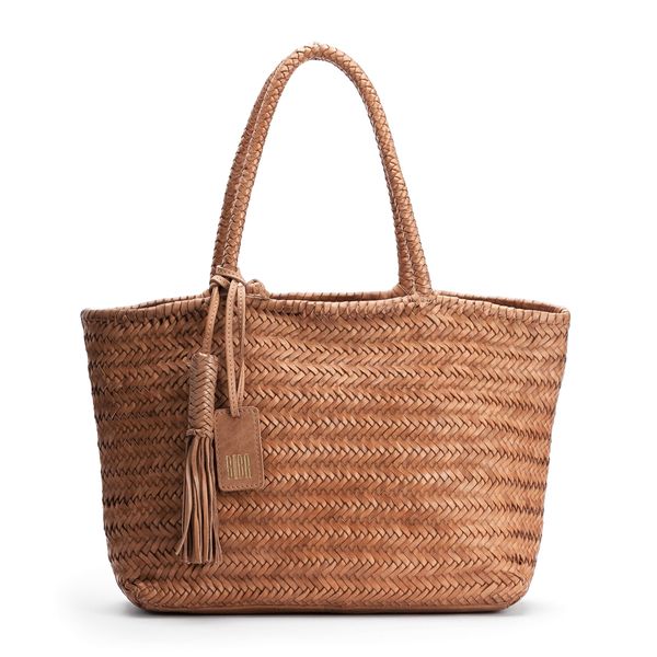 1. Borsa shopping Perkins cammello BIBA per1l