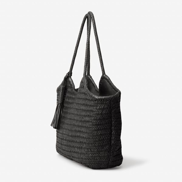 1. Perkins double handle shopper bag black BIBA per9l