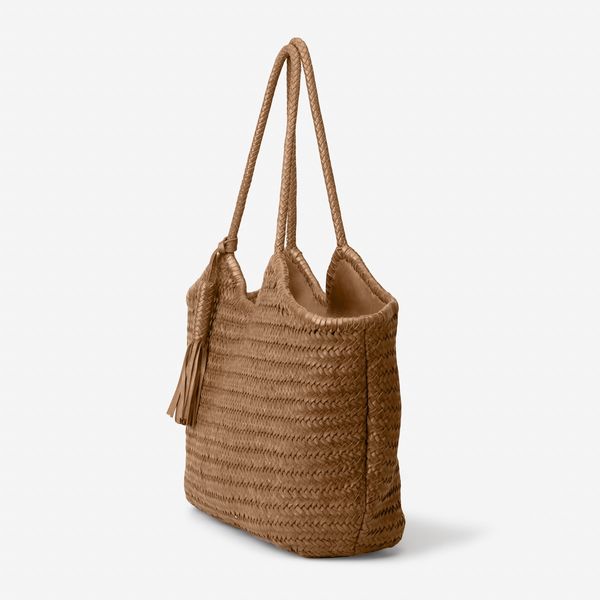 1. Perkins double handle shopper bag camel BIBA per9l