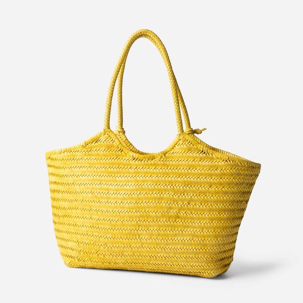 2. Perkins double handle shopper bag lime BIBA per9l