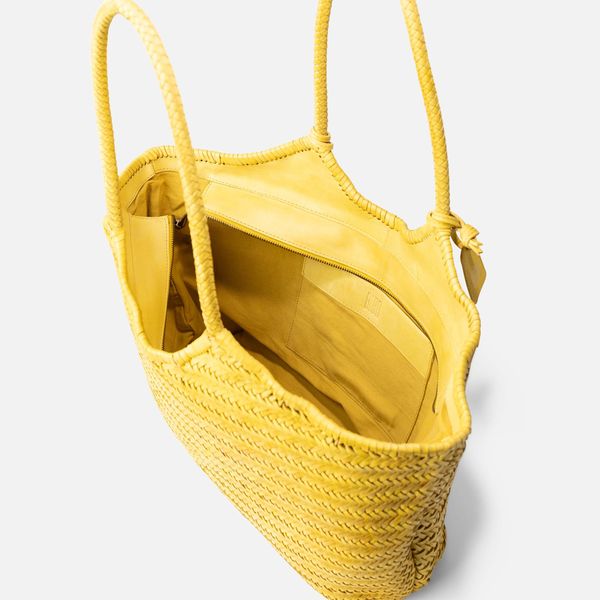 1. Perkins double handle shopper bag lime BIBA per9l